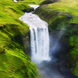 Skogafoss krioklys
