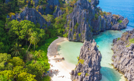 Hidden beach