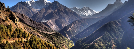  Lhotse mountain and Ama Dablam