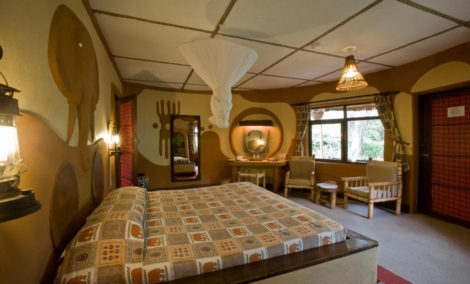Amboseli Sopa Lodge kambarys