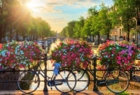 dviraciai amsterdamas