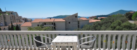 Apartments Blue, balkonas