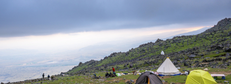 Base camp, Ararat Mountain