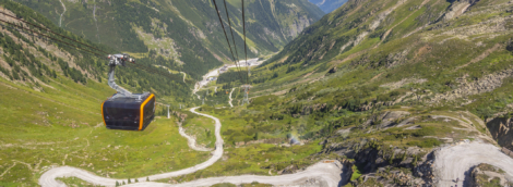 Stubai cable cars to the Top of Tyrol