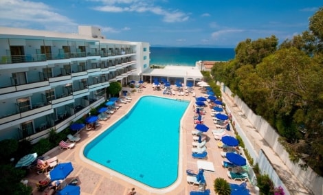 belair beach hotel rodas baseinas