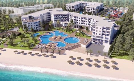 Blue Beach Monastir, teritorija