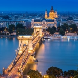 budapestas tiltas ziema
