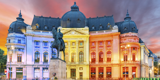 Central university library in Bucharest