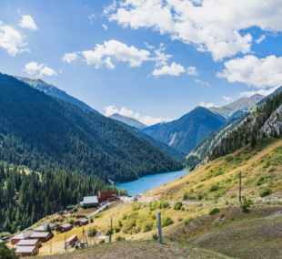 Lower Kolsay mountain lake