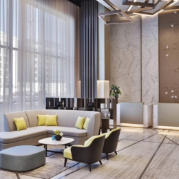 Courtyard Al Barsha lobby