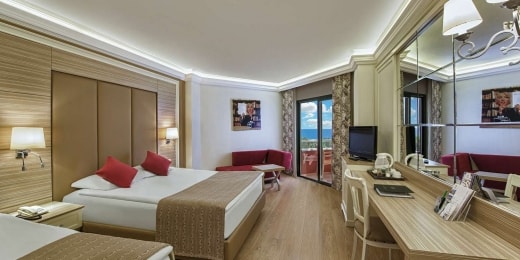 Delphin Deluxe (Antalija, Turkija), kambarys