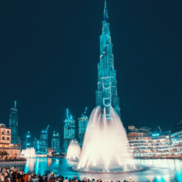 burj khalifa fontanas