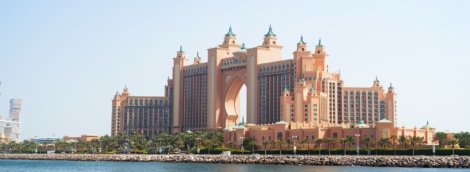 Atlantis hotel on Palm Jumeirah island
