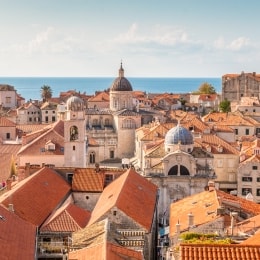 dubrovnikas senamiestis panorama