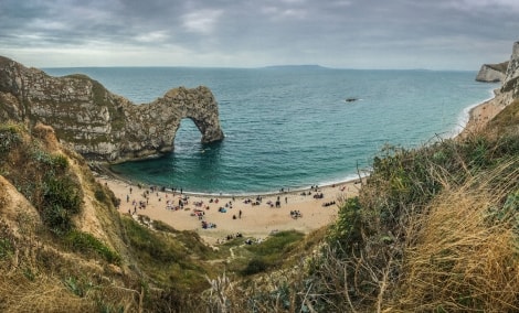 Durdle Door Beach papludimys