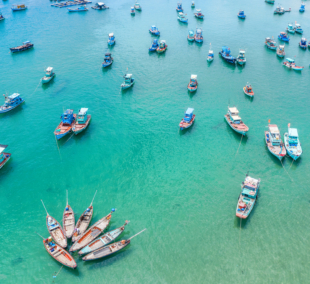 An Thoi harbor panorama, Phu quoc Island, Vietnam