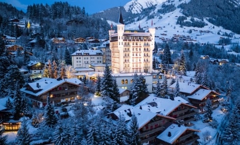Gstaad Palace ziema