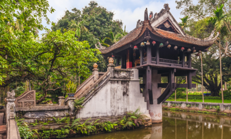 one pilar pagoda