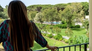 Horse Country Resort balkonas