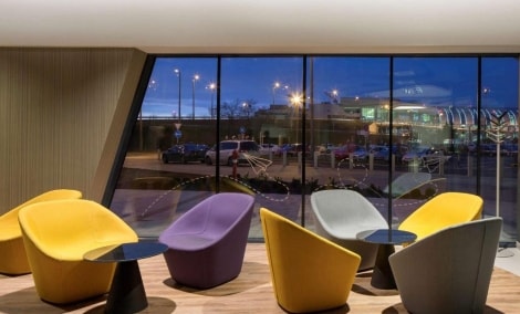 Ibis Styles Budapest Airport bendra erdvė