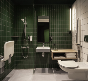 ibis Styles Copenhagen Orestad vonios kambarys