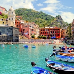 cinque terre italija laivai 12580