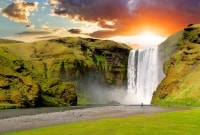 skogafoss krioklys 7802