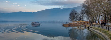 Ioannina city and lake Pamvotis