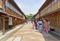 Kanazawa japonija senamiestis