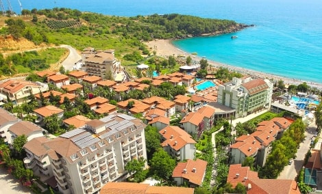 Justiniano Club Alanya teritorija