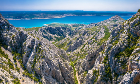 Paklenica canyon National park on Velebit