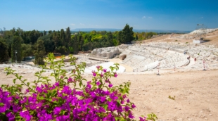 greek theater of Syracuse, Sicily,