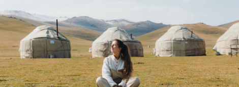 kirgizija jurtu stovykla
