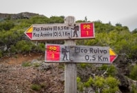 Kelias nuo Pico Arieiro iki Pico Ruivo vaizdas