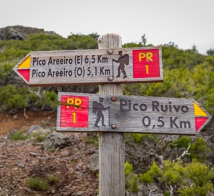 Kelias nuo Pico Arieiro iki Pico Ruivo vaizdas