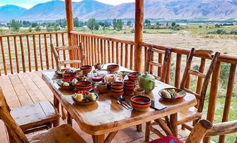 kemin guesthouse hotel terace