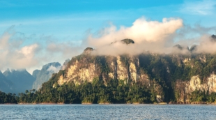 Cheow Lan lake in Thailand 