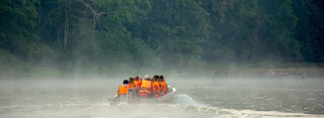 Kinabatangan upe rytas