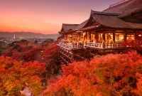 japonija ruduo vakaras