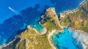 kelione i korfu sala aerial