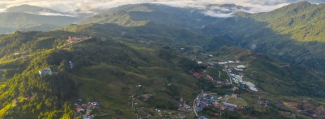 Kundasang, Sabah iš viršaus