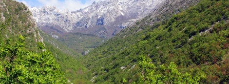 paklenica nacionalinis parkas kroatija 17012