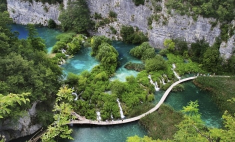 Plitvicos ežerai iš viršaus 4774