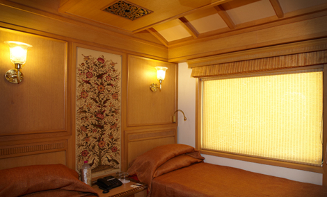 Maharaja Express Luxury Train deluxe cabin
