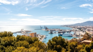 Panoramic View Of Málaga