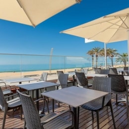 Dom Jose Beach Hotel, Algarvė, terasa