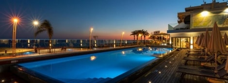 Dom Jose Beach Hotel, baseinas, naktis