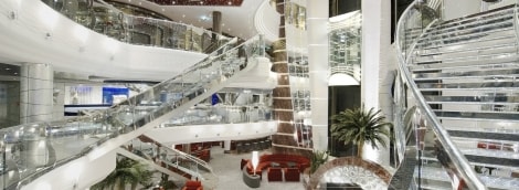 MSC Divina lobby