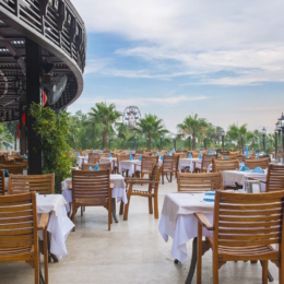 Mukarnas Spa Resort, terasa