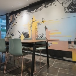 Muse Hotel, sėdėjimo erdvė